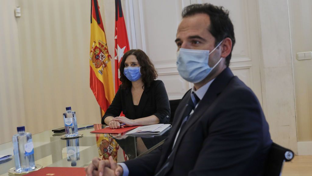 La presidenta de la Comunidad de Madrid, Isabel Díaz Ayuso, y el vicepresidente Ignacio Aguado La presidenta de la Comunidad de Madrid, Isabel Díaz Ayuso, y el vicepresidente Ignacio Aguado