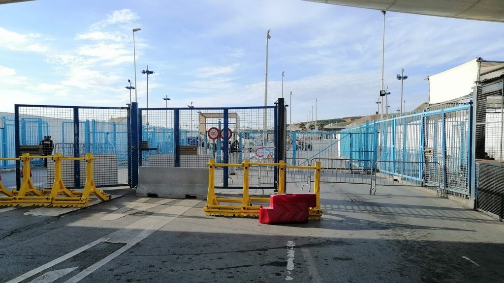 La frontera con Marruecos, en Ceuta, cerrada