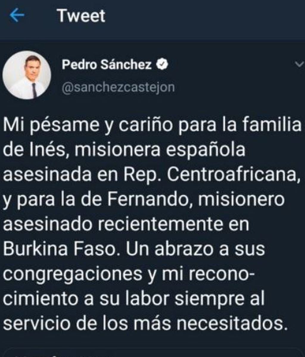 sanchez tuit