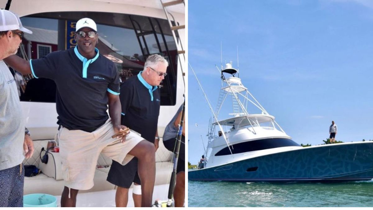 Michael Jordan aparece en una competición de pesca con un barco de seis millones de euros y gana el primer premio