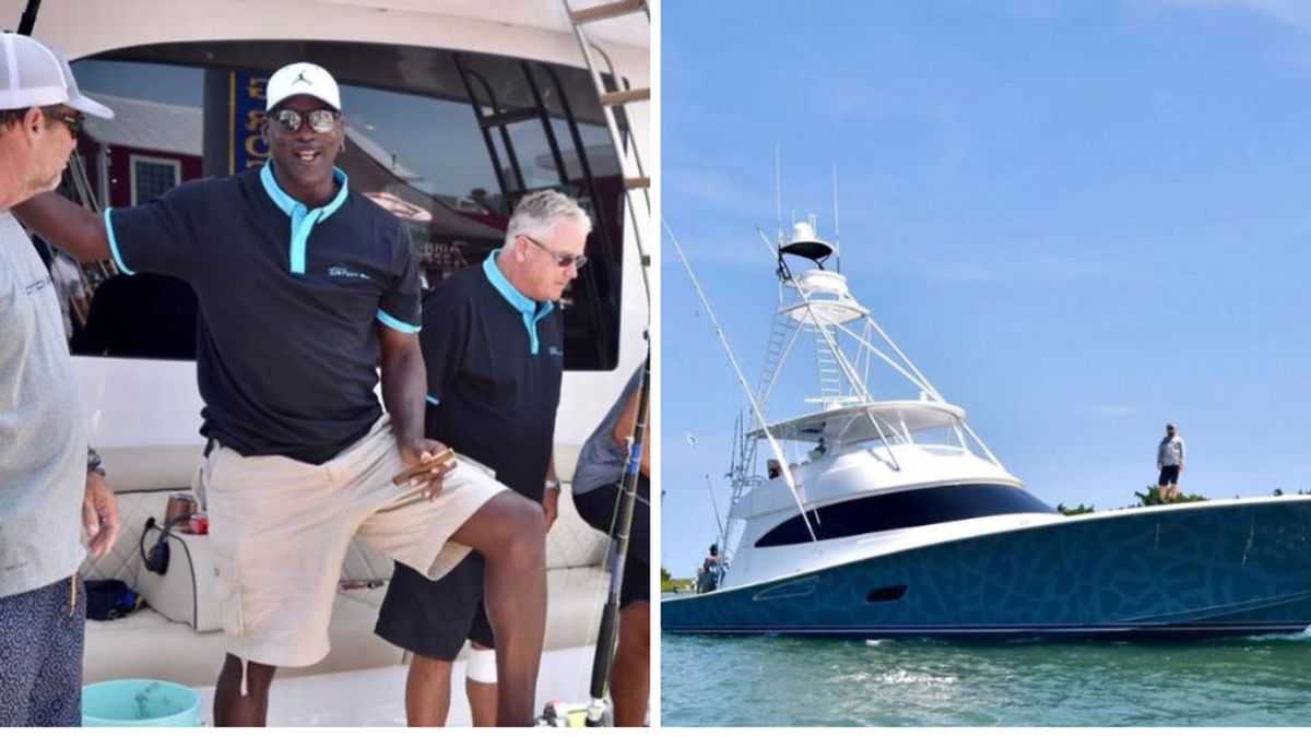 Michael Jordan aparece en una competición de pesca con un barco de seis millones de euros y gana el primer premio Michael Jordan aparece en una competición de pesca con un barco de seis millones de euros y gana el primer premio