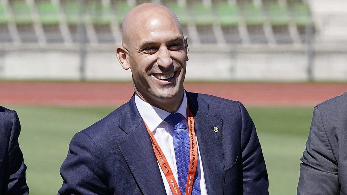 Luis Rubiales, presidente de la RFEF en un acto.