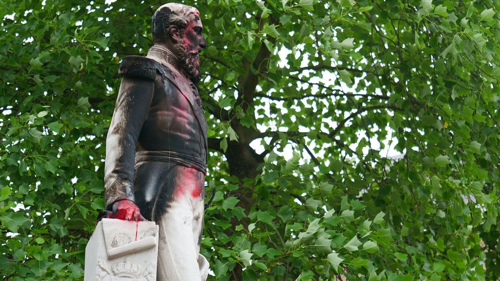 Retirada la estatua de Leopoldo II