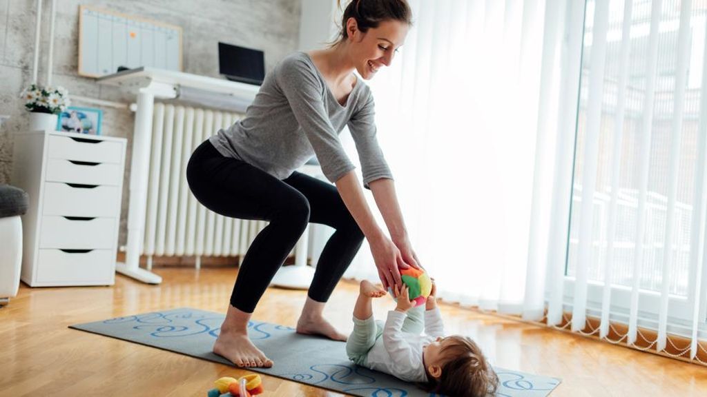 Podrás realizar algunas tablas de ejercicios junto a tu hijo.