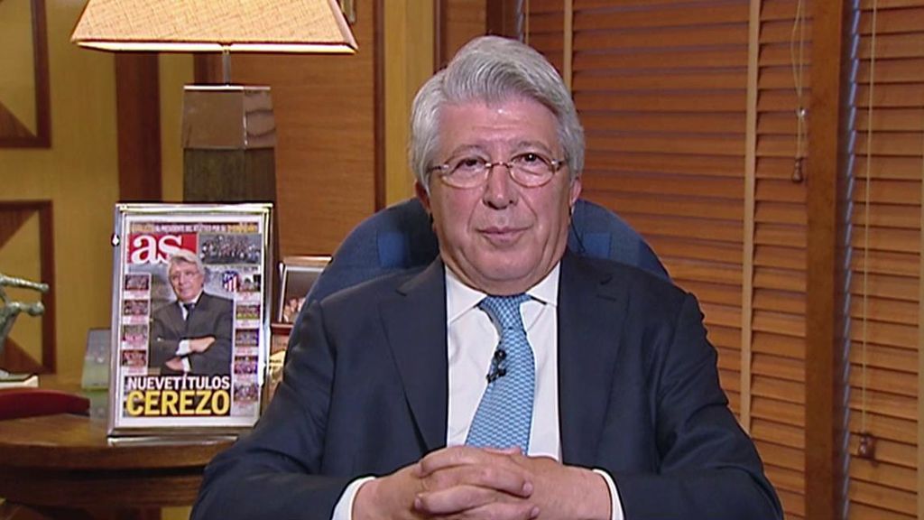 Enrique Cerezo, en informativos Telecinco.