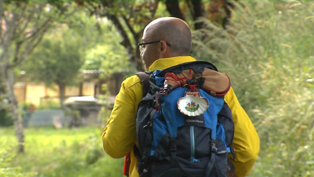Lorenzo ha recorrido, en cuatro etapas, los últimos cien kilómetros del Camino Primitivo