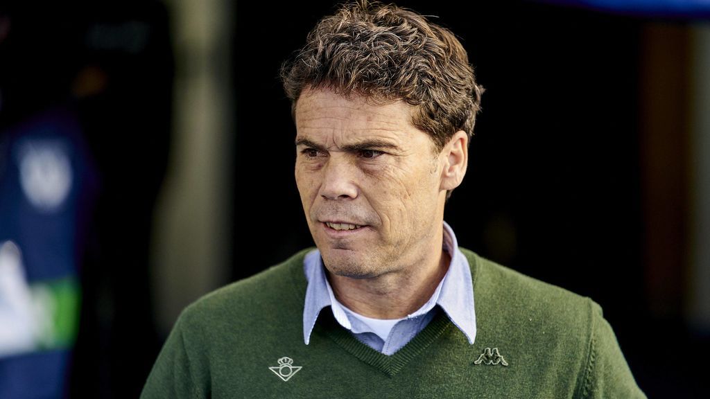 Rubi, en un partido con el Betis