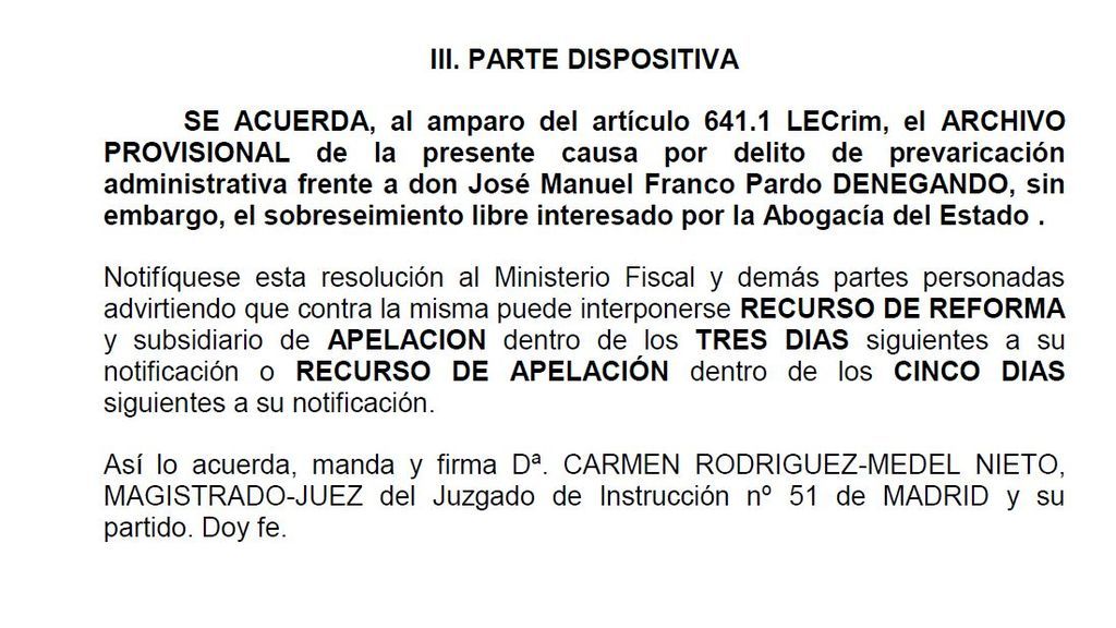 Documento: El auto íntegro de la jueza del 8-M que archiva la causa Documento: El auto íntegro de la jueza del 8-M que archiva la causa