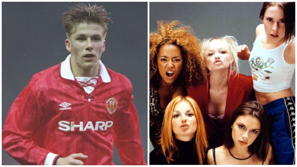 Por aquel entonces David jugaba en el Manchester United y Victoria era parte de las 'Spice Girls'.