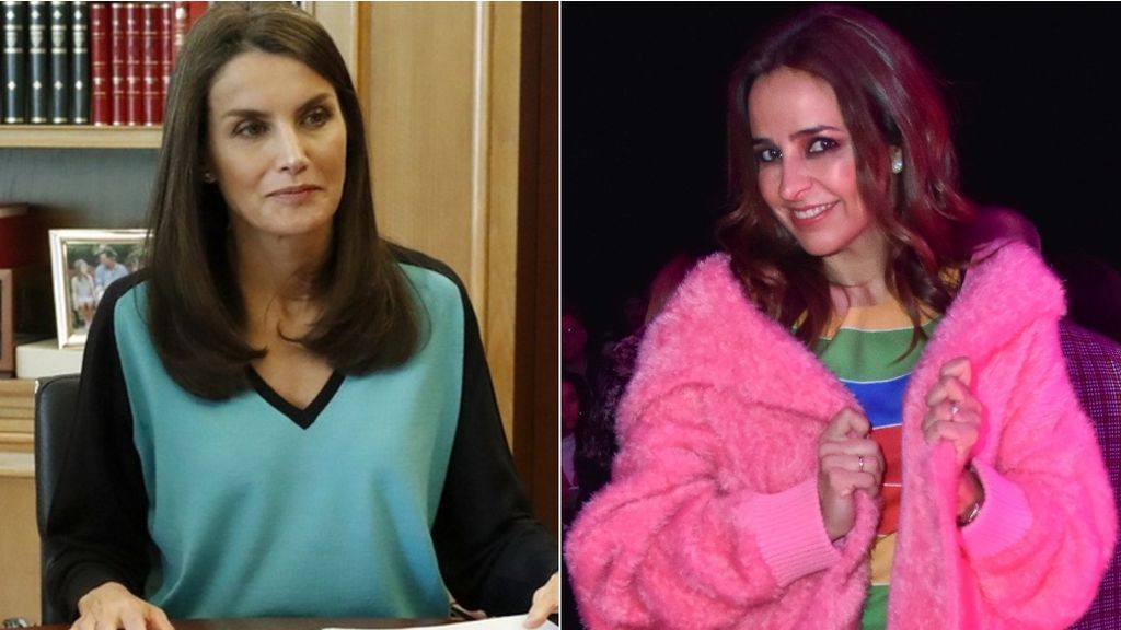 La reina Letizia y Carmen Alcayde