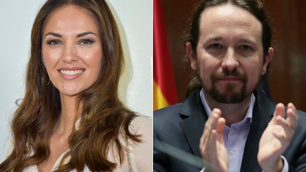 Helen Lindes y Pablo Iglesias