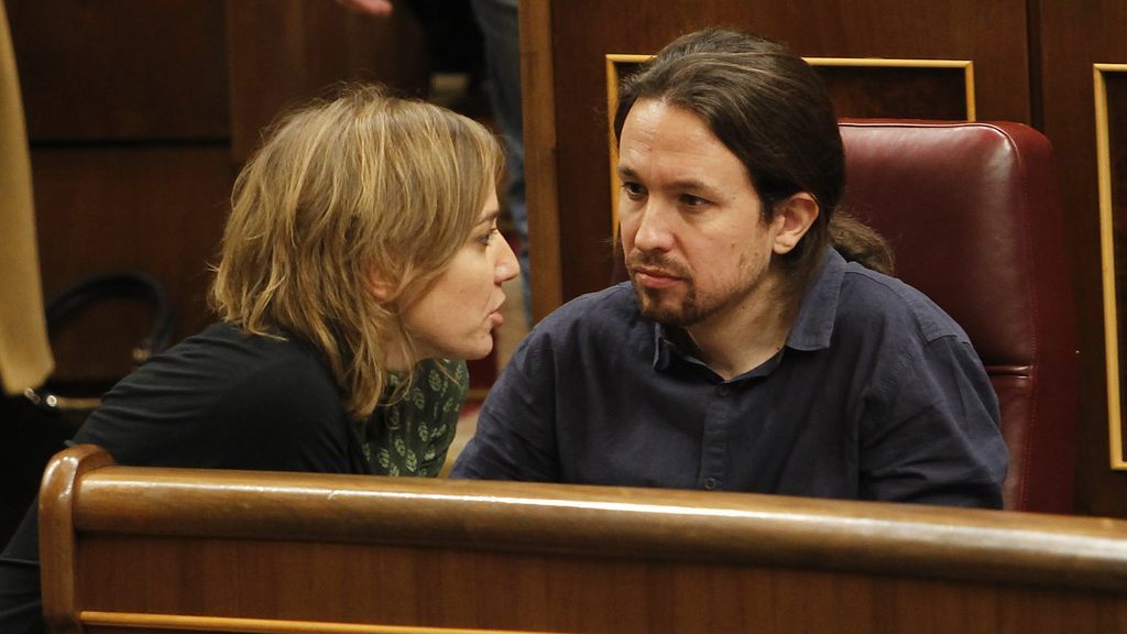 Pablo Iglesias junto a Tania Sánchez