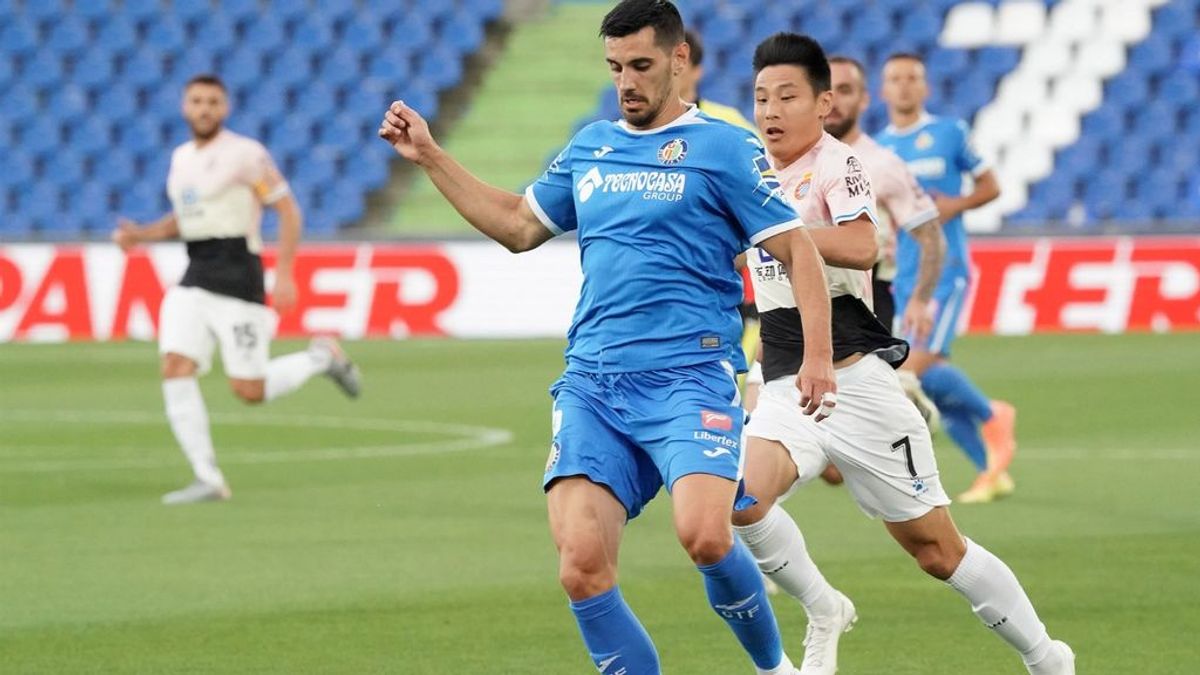 Lance del partido entre Getafe y Espanyol Lance del partido entre Getafe y Espanyol