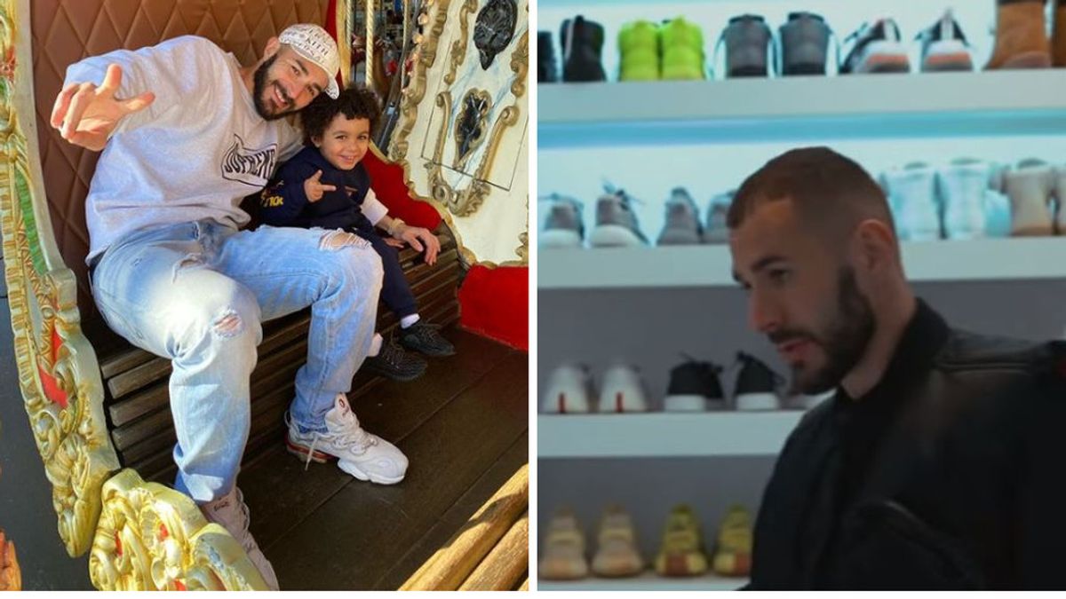 La pasión oculta de Karim Benzema: necesita una habitación entera para guardar todas sus zapatillas