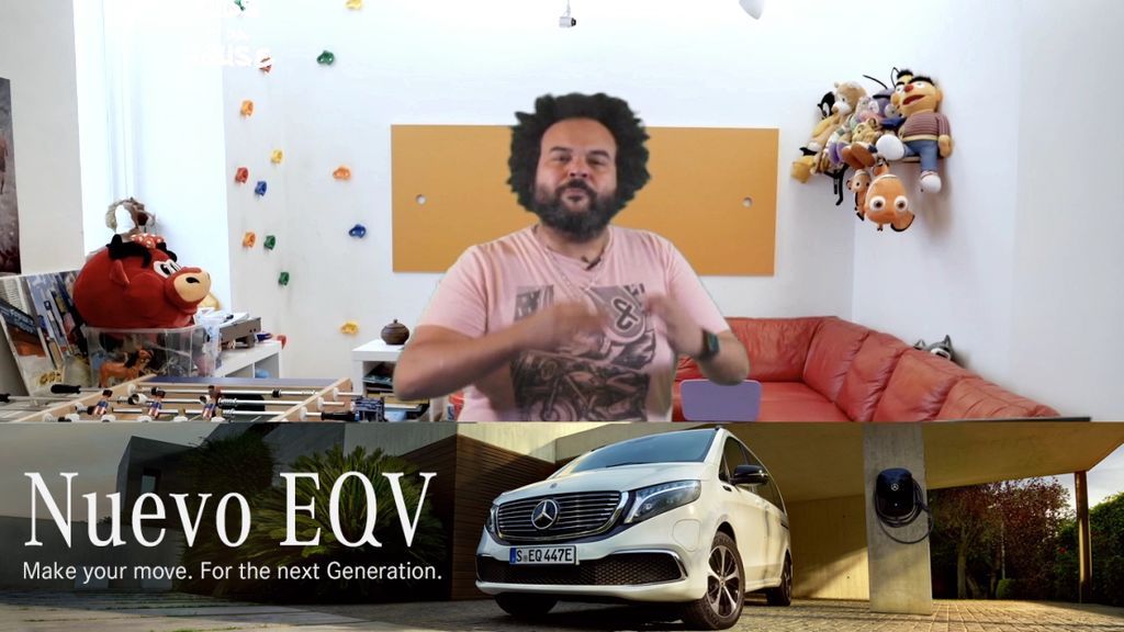 Carlos Jean y el nuevo EQV de Mercedes