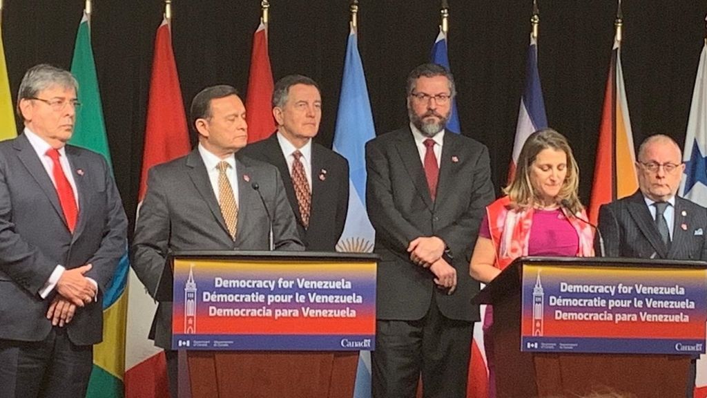El Grupo de Lima califica de “ilegal” la designación del nuevo Consejo Electoral en Venezuela El Grupo de Lima califica de “ilegal” la designación del nuevo Consejo Electoral en Venezuela