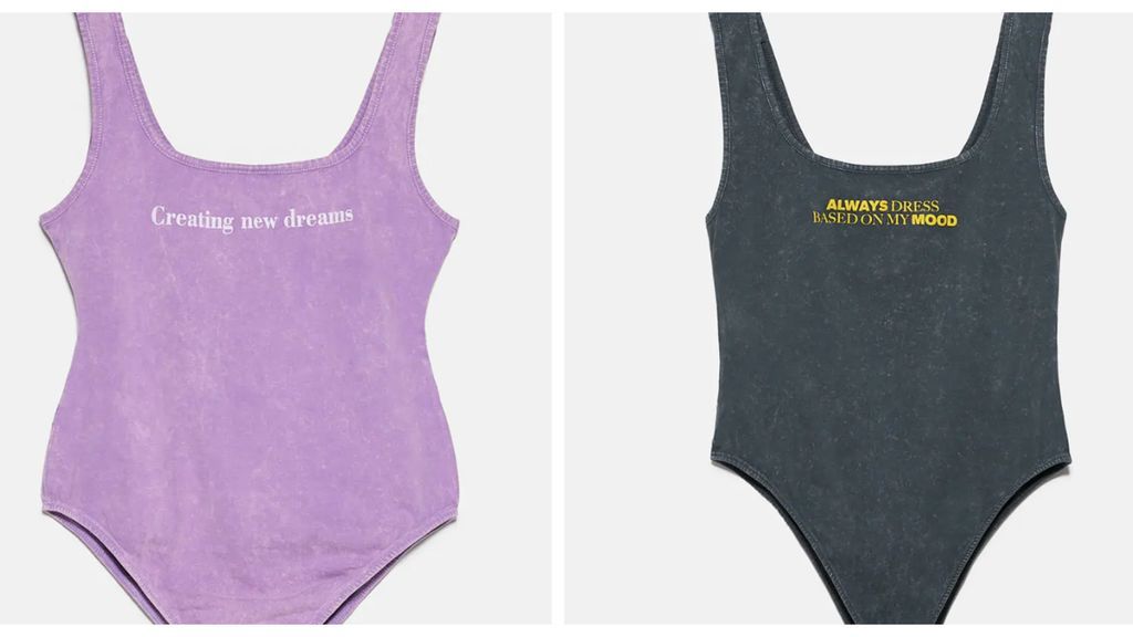 Si quieres darle un toque más arriesgado a tu look, combínalo con estos bodies con mensaje.