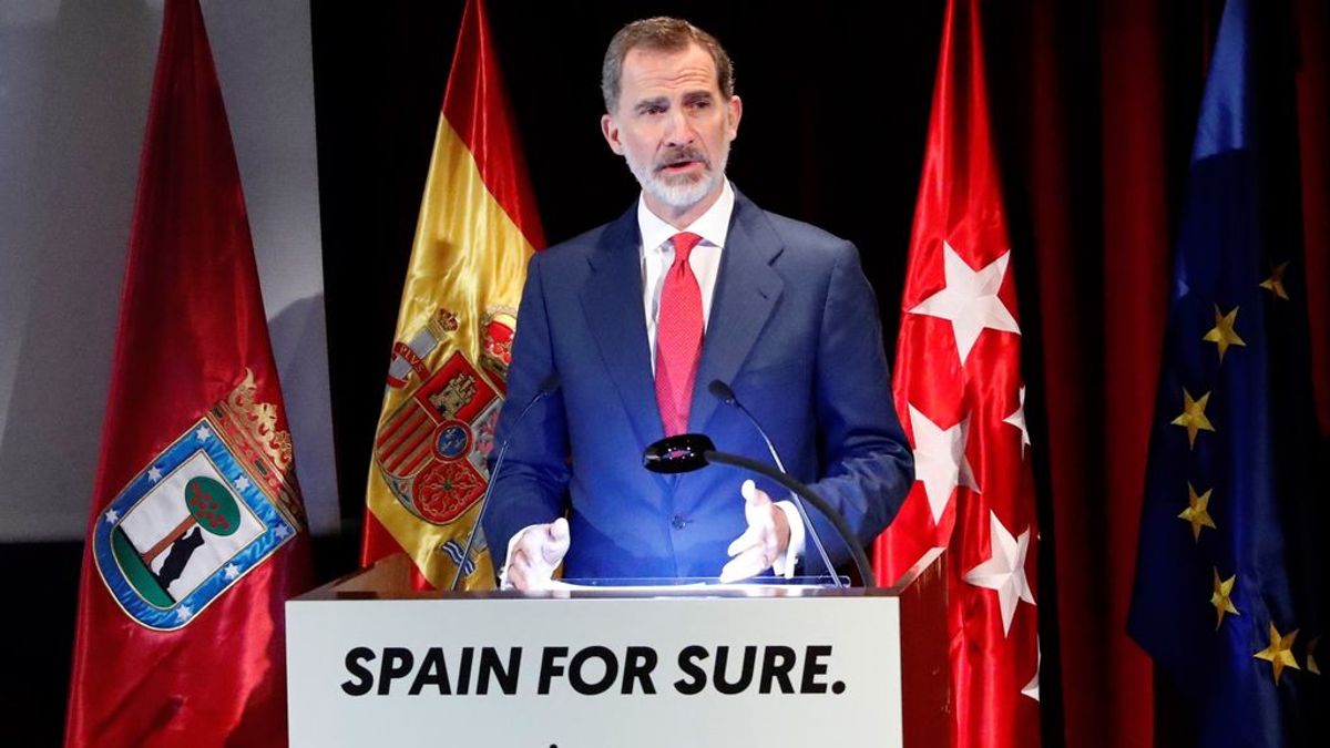 El Rey Felipe defiende la "capacidad de superación" de España y lanza al mundo un mensaje de confianza