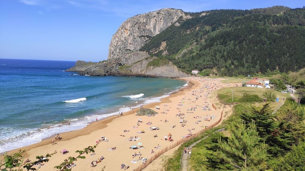 Playa de Laga en Vizcaya