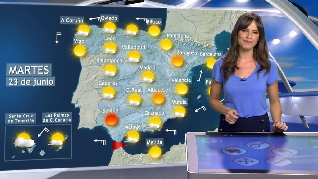 Más calor el martes: las zonas donde se van a superar los 35ºC