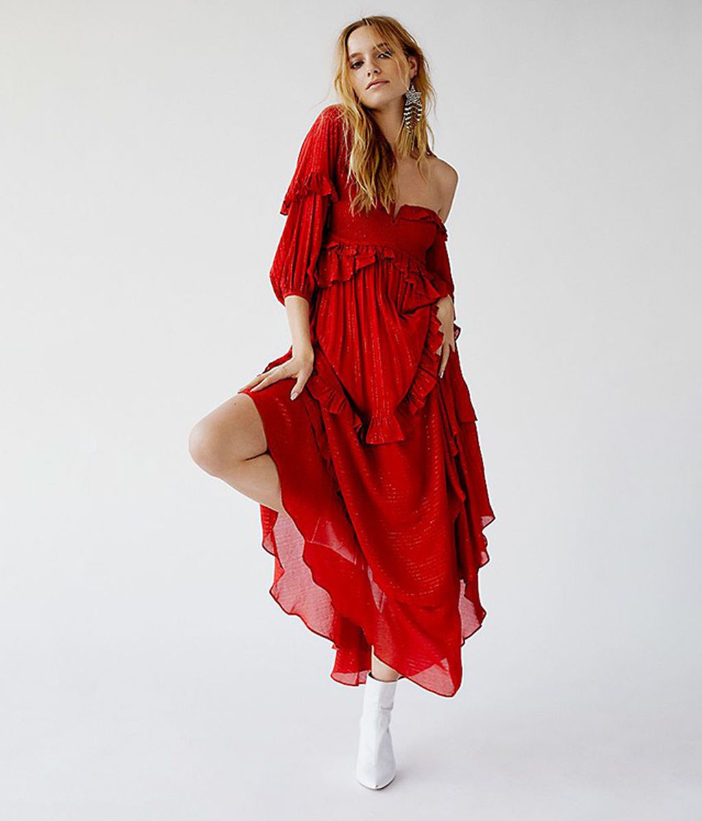 Vestido de volantes de Free People