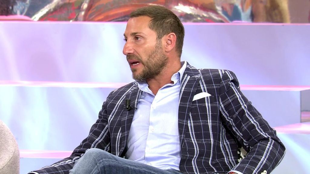 Antonio David Flores, en el plató de 'Sálvame'