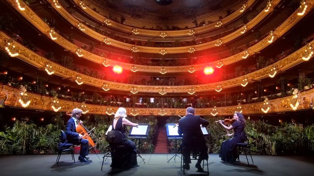 Un concierto con plantas como público: el Liceu de Barcelona regresa con una obra de Puccini