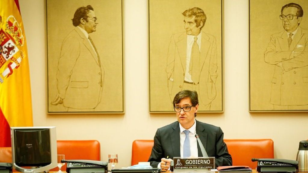 El ministro de Sanidad, Salvador Illa, en su comparecencia en el Congreso El ministro de Sanidad, Salvador Illa, en su comparecencia en el Congreso