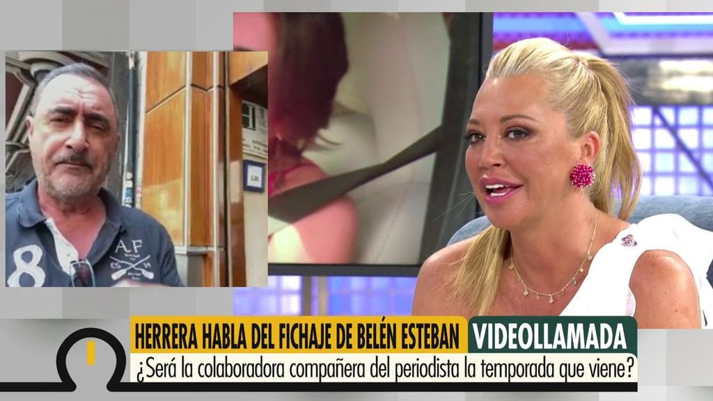Herrera habla del posible fichaje de Belén Esteban