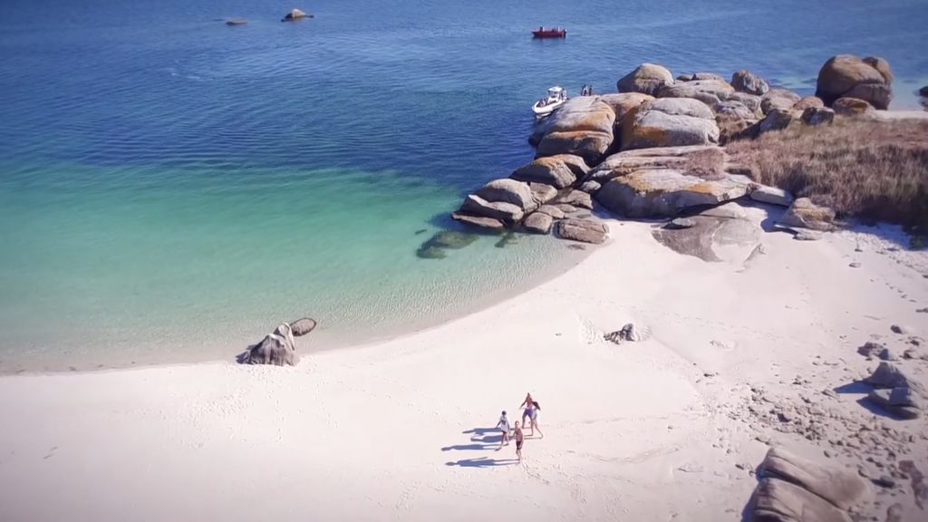 Islote Areoso en la Ría de Arousa