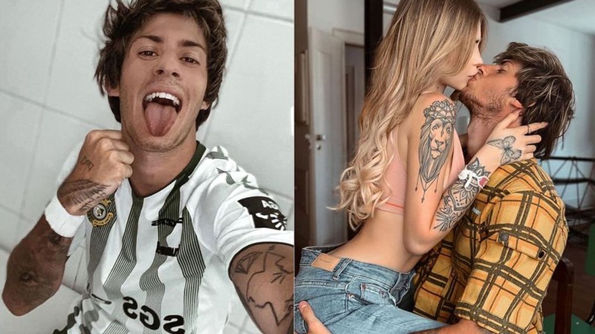 Despiden a una promesa del fútbol italiano por las fotos subidas de tono que publicaba con su novia en redes sociales