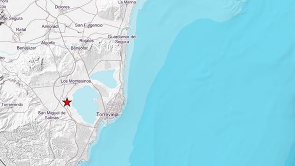 Registrado un terremoto de 3,1 grados en San Miguel de Salinas (Alicante) y una réplica de 2 grados Registrado un terremoto de 3,1 grados en San Miguel de Salinas (Alicante) y una réplica de 2 grados