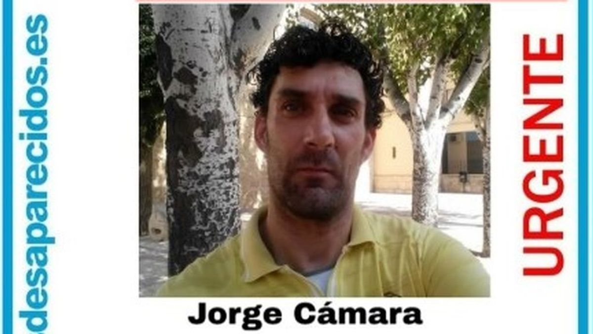Buscan a Jorge Cámara, un hombre de 43 años desaparecido desde el pasado día 15 en Alicante