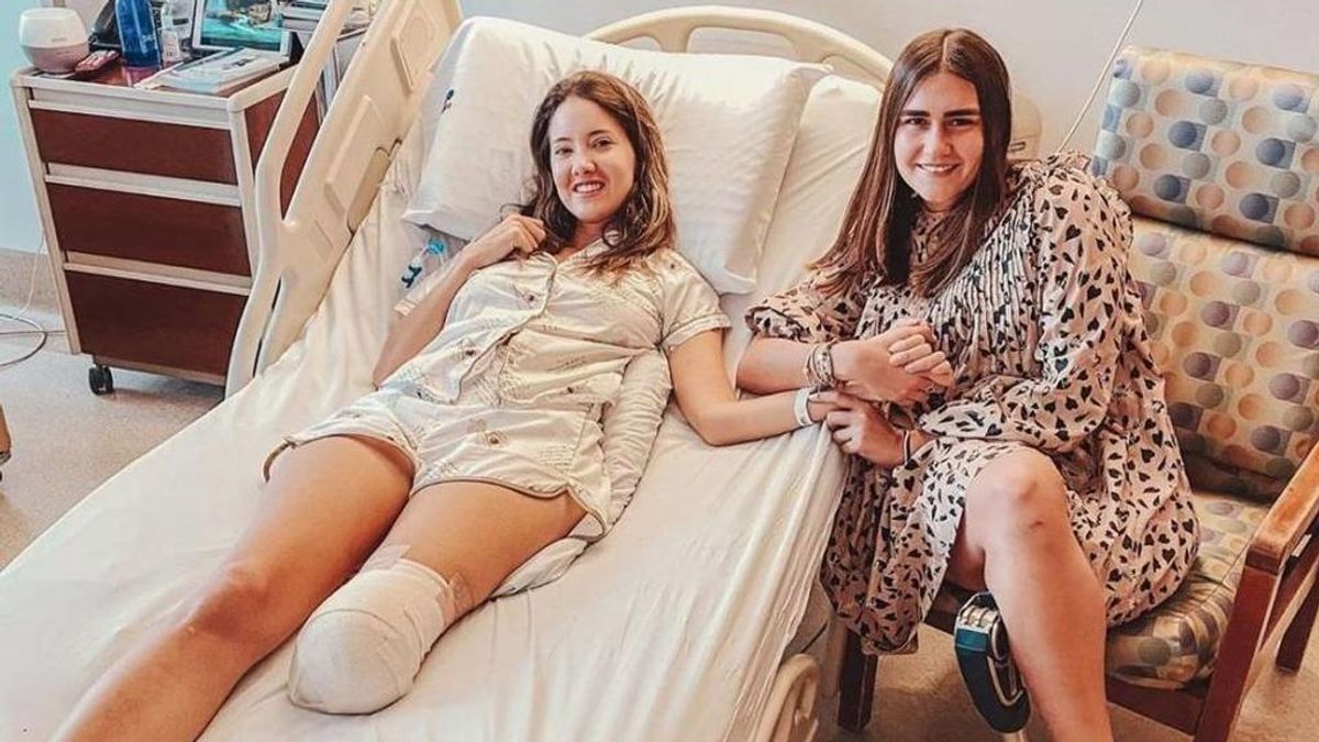 Una ex Miss Colombia comparte sus primeros pasos tras serle amputada una pierna