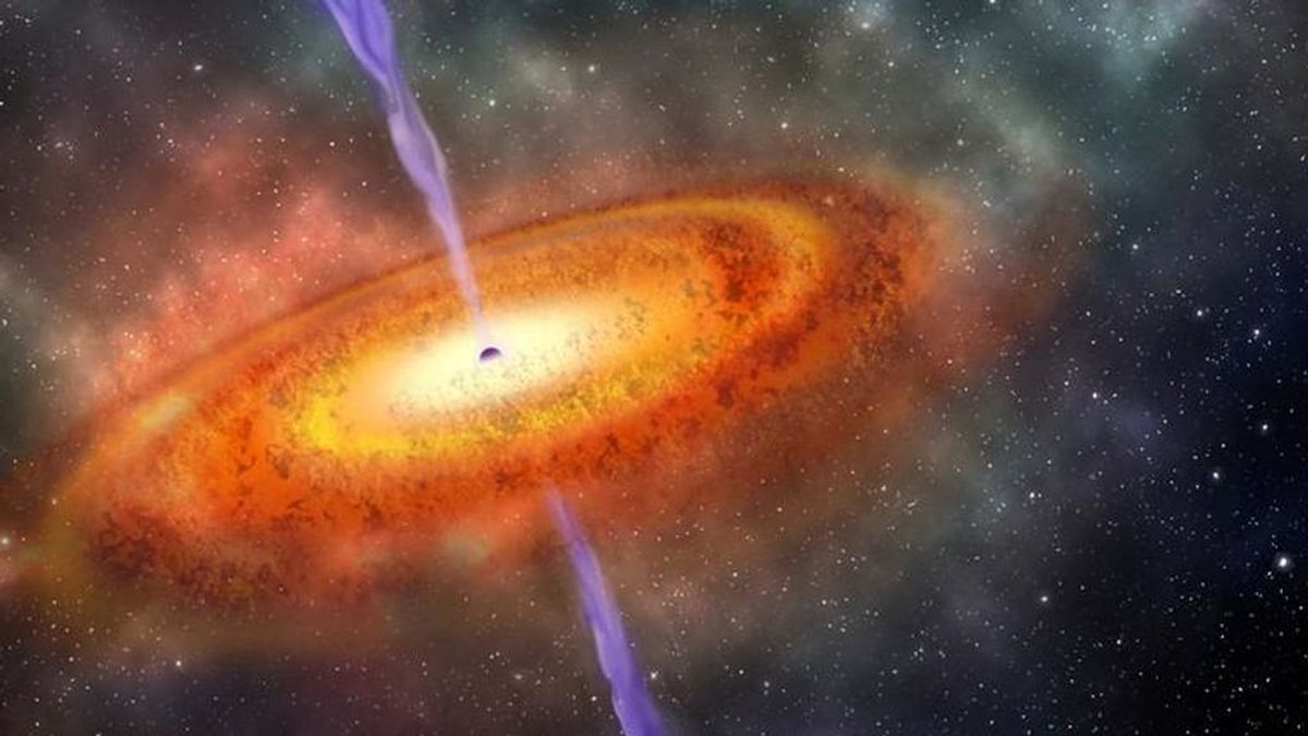 Descubren un cuásar que contiene el agujero negro más grande conocido en el universo