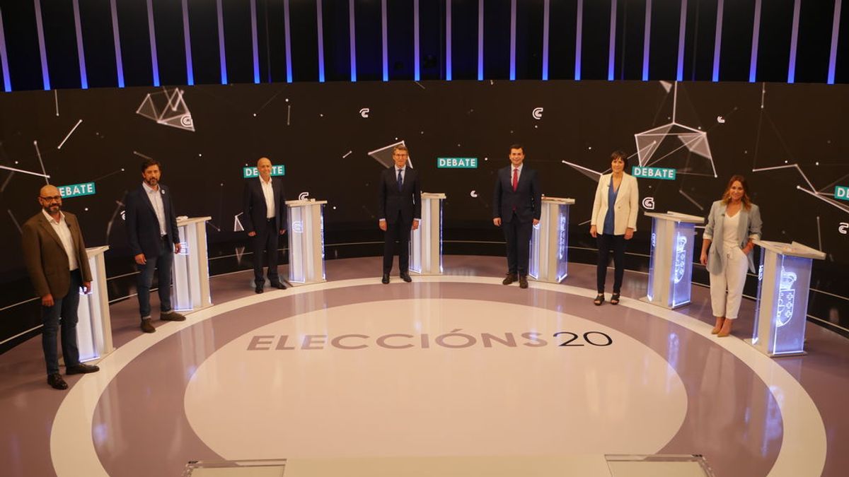 Elecciones Galicia 2020: único debate electoral a 7 para convencer a medio millón de indecisos Elecciones Galicia 2020: único debate electoral a 7 para convencer a medio millón de indecisos