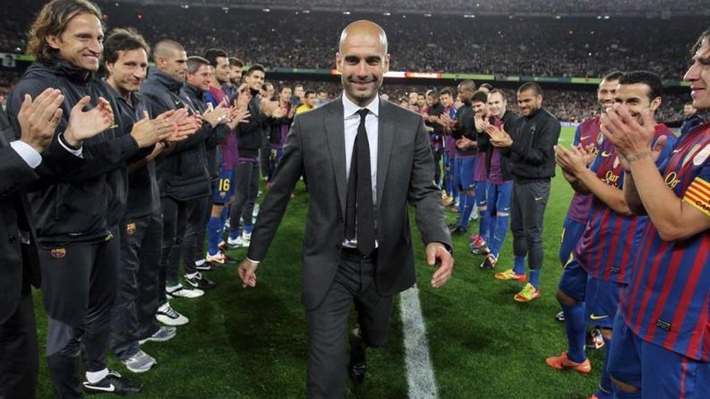 Guardiola, como entrenador del Barça