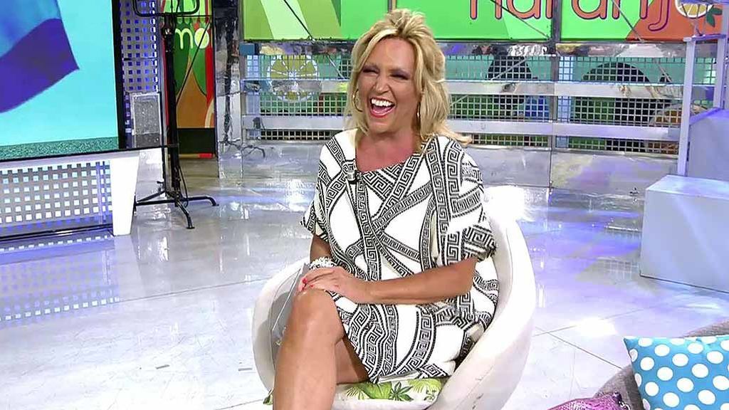 Lydia Lozano, en el plató de 'Sálvame'