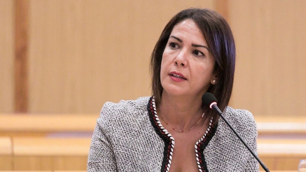 Evelyn Alonso, en su toma de posesión Evelyn Alonso, en su toma de posesión