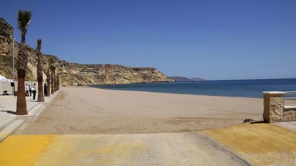 Un playa de Melilla