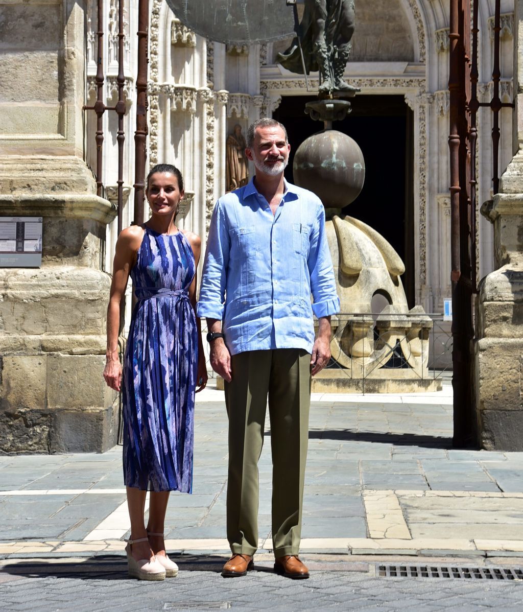 Los reyes de España en su visita a Sevilla