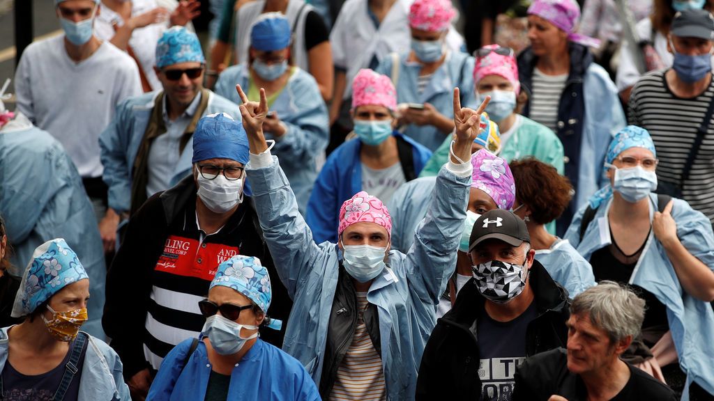Francia protestas sanitarios Francia protestas sanitarios
