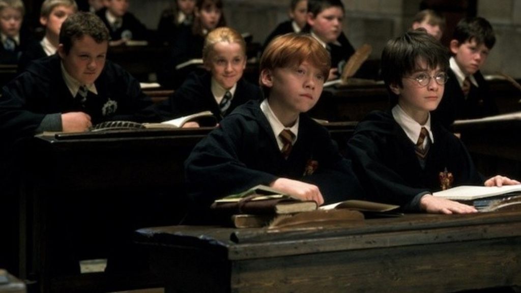 En una de las clases (reales) que se vivieron en Harry Potter