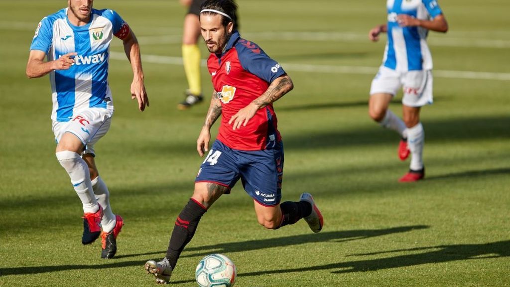 Rubén jugando un partido