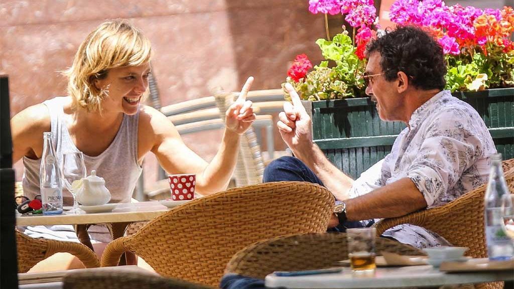 María Casado y Antonio Banderas, hablando de los detalles de su proyecto en Málaga