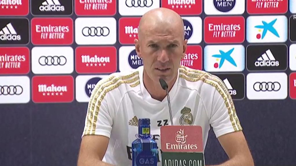 Zidane, en rueda de prensa.