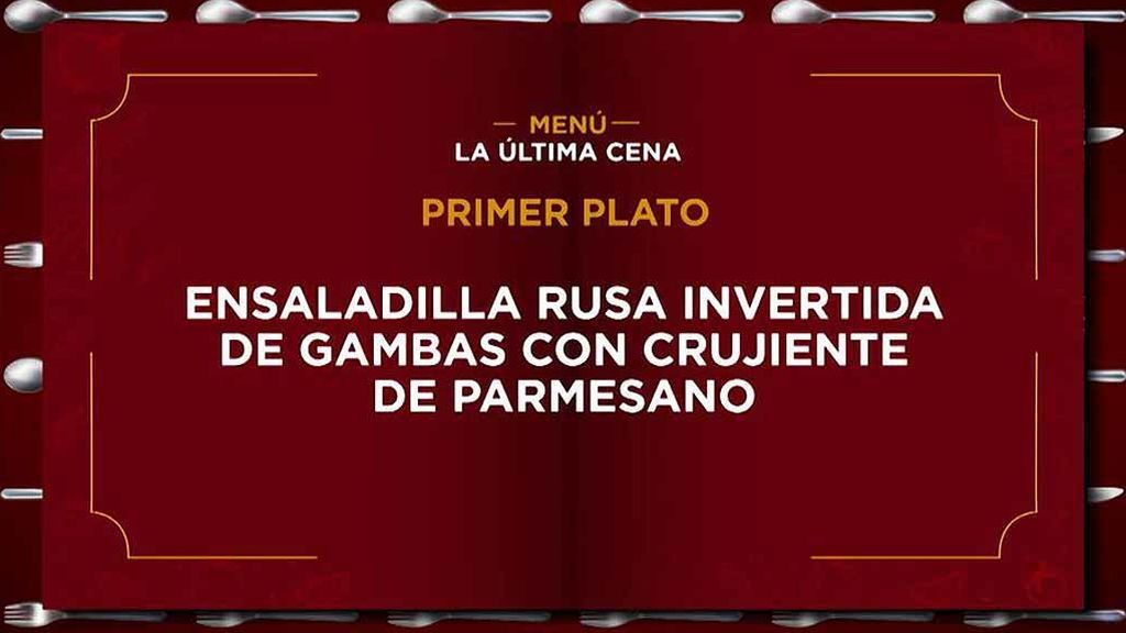 El primer plato del menú