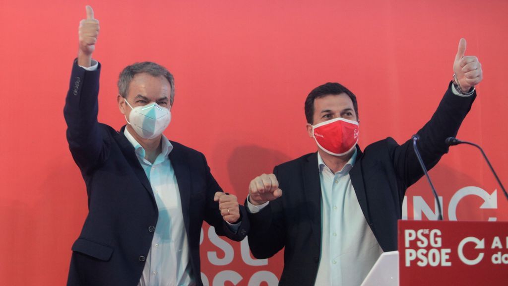 José Luis Rodríguez Zapatero, en un mitin en Galicia José Luis Rodríguez Zapatero, en un mitin en Galicia