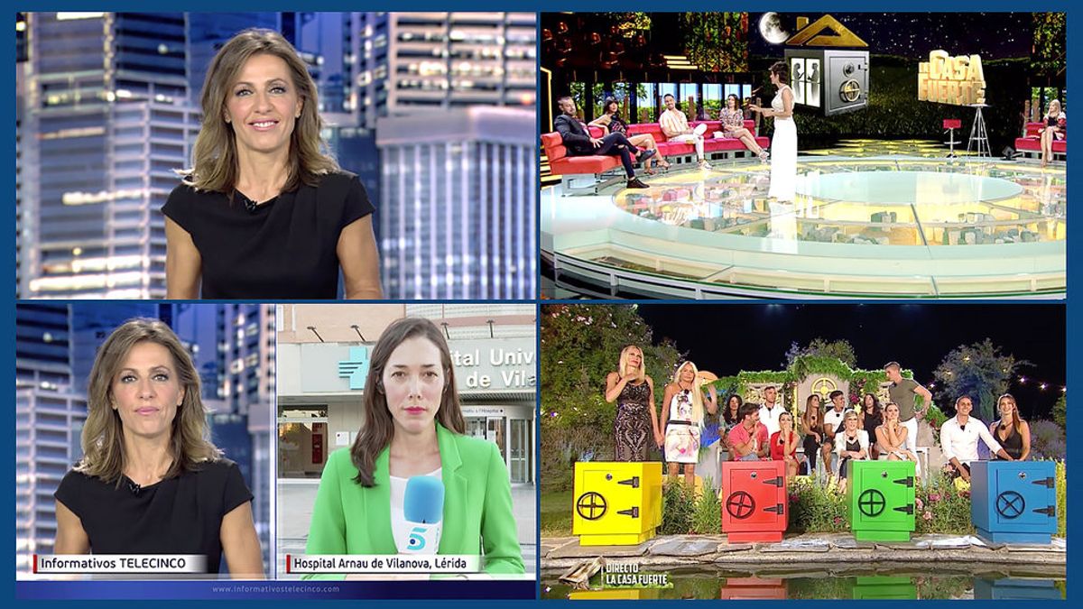 Informativos Telecinco 15:00 horas y 'La Casa Fuerte', emisiones más vistas del domingo