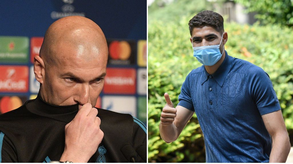 El agente de Achraf culpa a Zidane de su salida del Real Madrid: "Sólo él tiene la culpa"